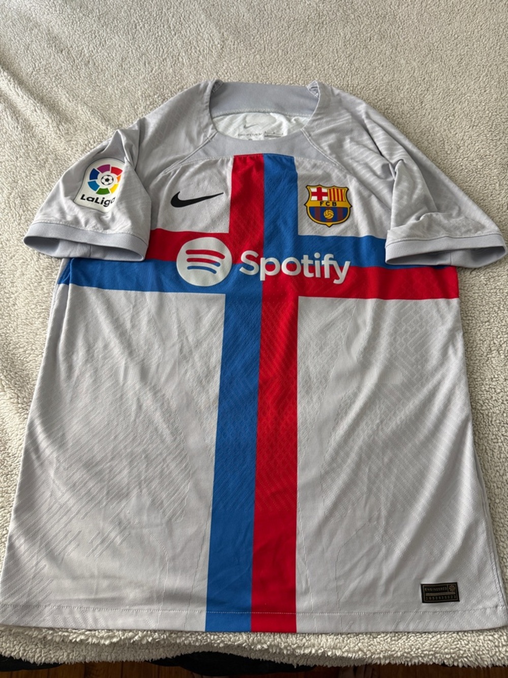 FC Barcelona 2022-23 Away Nike Player Edition La Liga Jersey